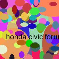 honda civic forum