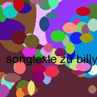 songtexte zu billy talent